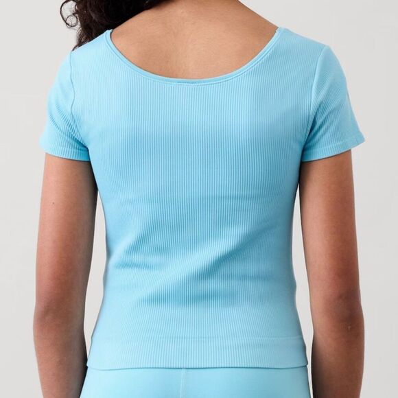 Athleta Girl Rise Above Rob Crop Tee - Picture 2 of 8